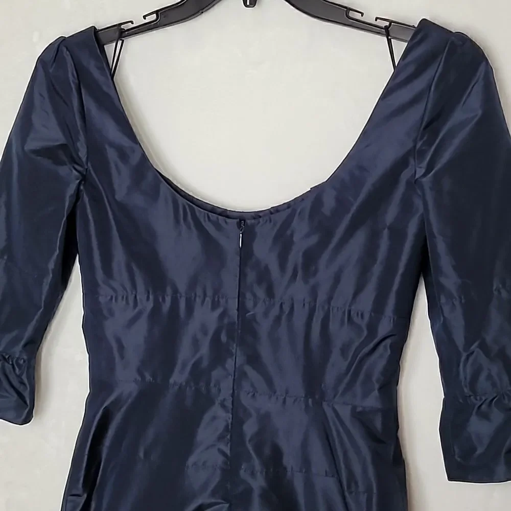 ‎Shawn Ray Fons Silk Ruffled Pleat Dress Size 6